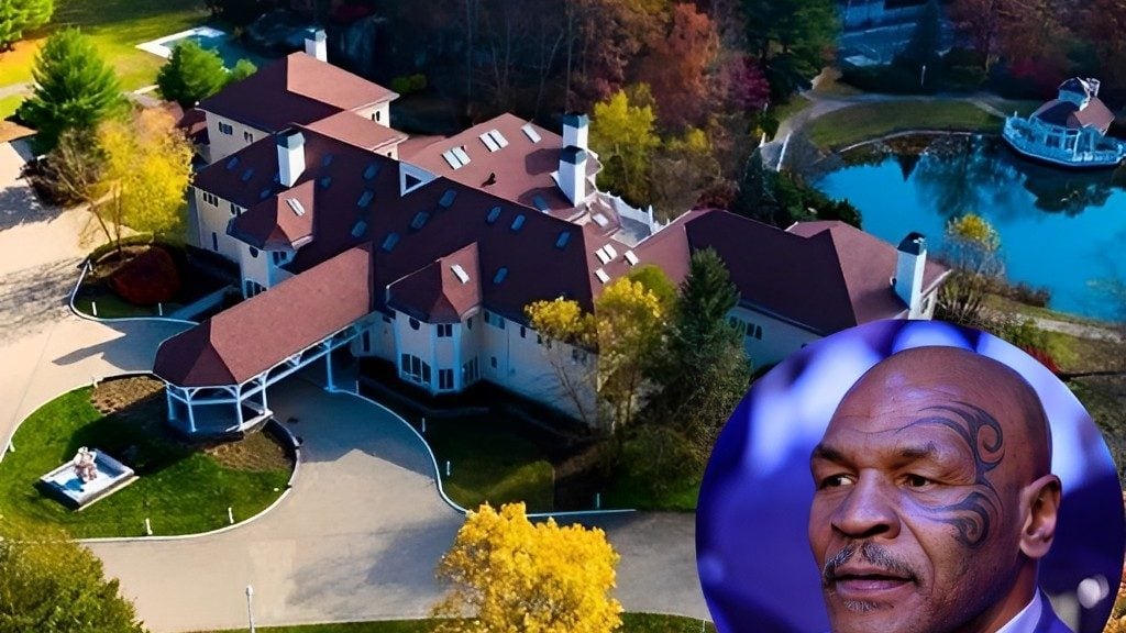 Inside The Enormous Mansion With 52 Rooms That Mike Tyson Sold To 50 ...