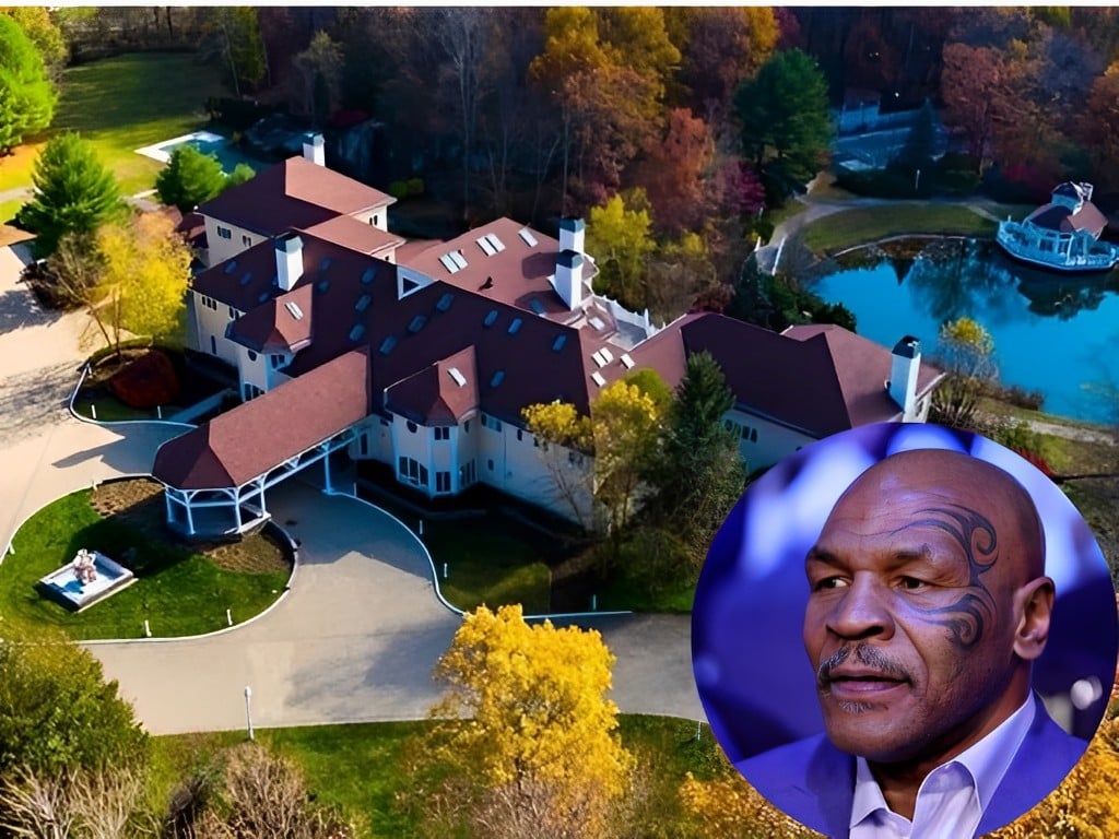 Inside the Sprawling Mansion with 52 Rooms That Mike Tyson Sold to 50 Cent