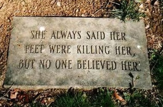 Headstones- Feet Killing Her