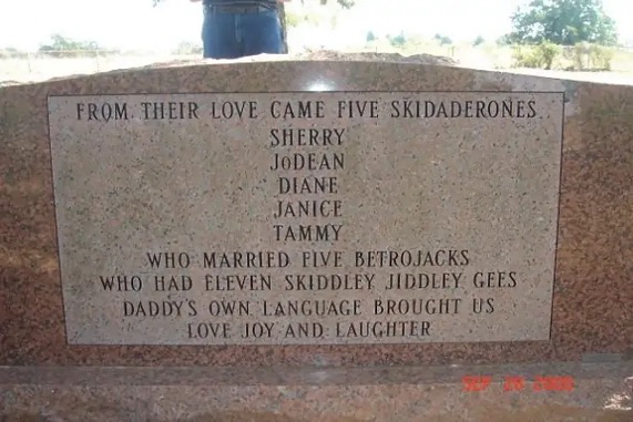 Headstones- Dad's Language