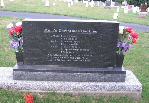 Headstones- Christmas Cookies